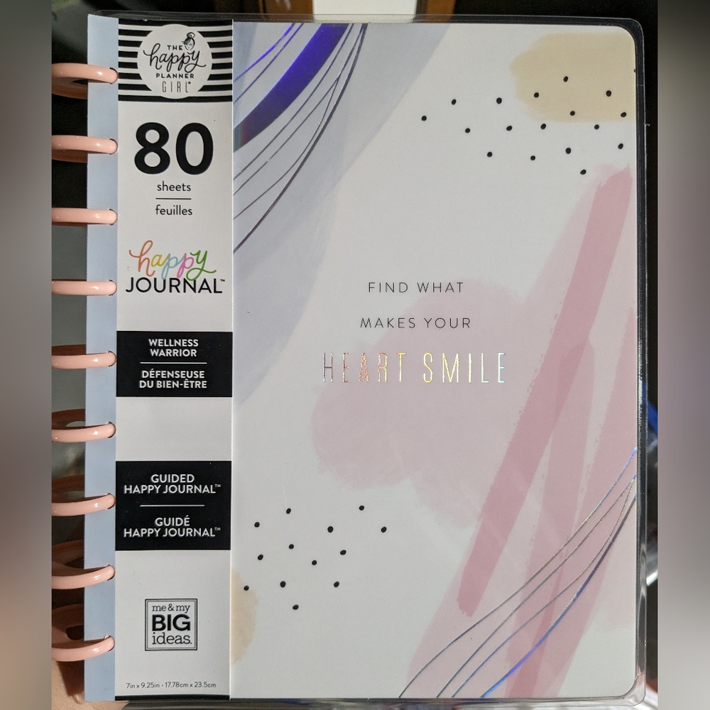 The Happy Planner Wellness Warrior Journal